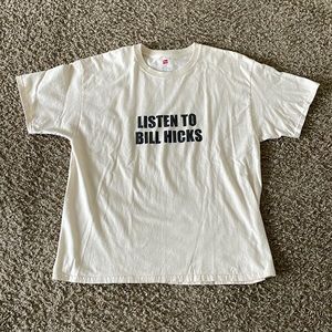 LISTEN TO BILL HICKS Mens XL vintage t-shirt